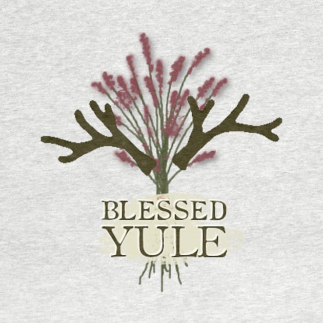 Blessed Yule - Herbs and Antlers by LochNestFarm